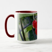 rote Flecken im Herbst Tasse (Links)