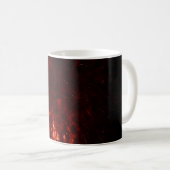 Rote Flecken in der Nacht Kaffeetasse (VorderseiteRechts)