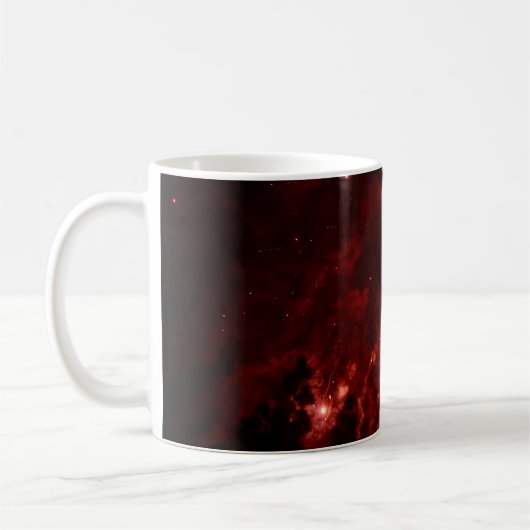 Rote Flecken in der Nacht Kaffeetasse (Links)