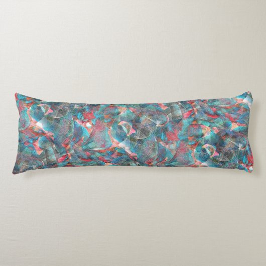 Rote Flecken mit Pfirsich und Zyanflecken an der s Seitenschläferkissen (Vorderseite)