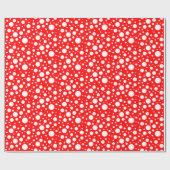 Rote Flecken Wrapping Paper Geschenkpapier (Flach)