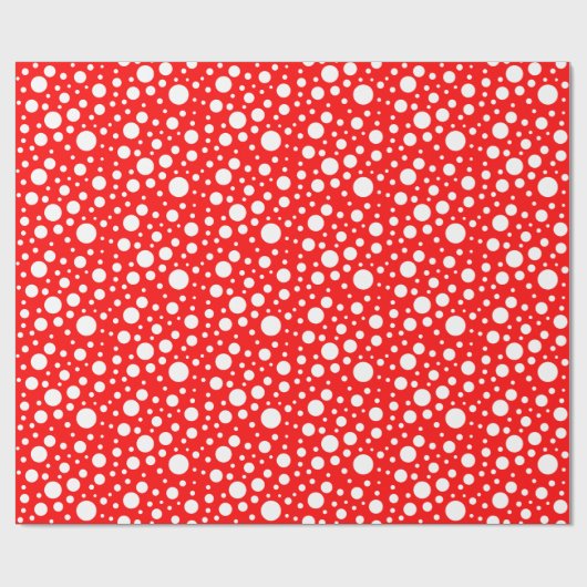 Rote Flecken Wrapping Paper Geschenkpapier (Flach)