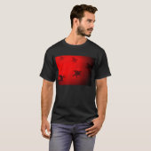 Rote Fliegen-Pferde T-Shirt (Vorne ganz)