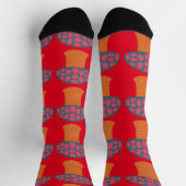 Rote Fliegenpilze Thunder_Cove Socken (Oben)