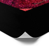 rote Fliesen Poster (Ecke)