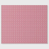 Rote Flora: Blassbeige Nahtlos Geschenkpapier (Flach)