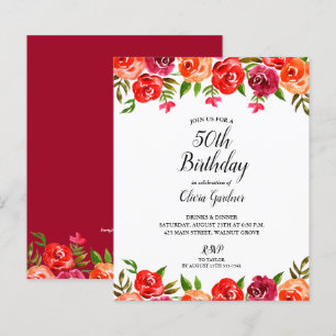 Rote Flora Einladungen zum Geburtstag