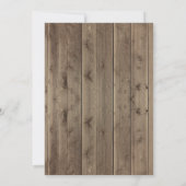 Rote Flora Farm Animals Kinderdusche Einladung (Rückseite)