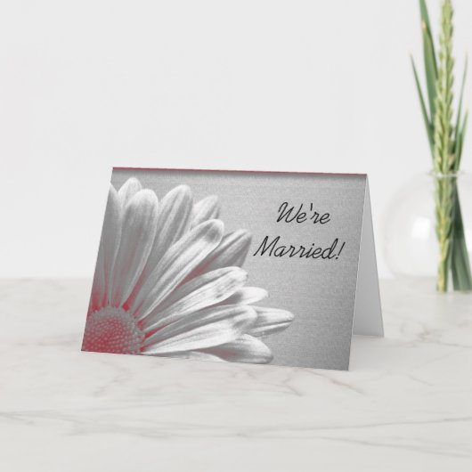 Rote Flora - Hochzeitserklärung Ankündigung (Vorderseite)