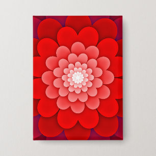 Rote Flora Mandala-58566 Button