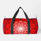 Rote Flora Mandala-58566 Duffle Bag (Rückseite)
