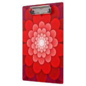 Rote Flora Mandala-58566 Klemmbrett (Links)