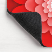 Rote Flora Mandala-58566 Mousepad (Ecke)