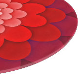 Rote Flora Mandala-58566 Schneidebrett (Ecke)