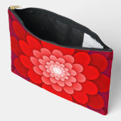 Rote Flora Mandala-58566 Zubehörtasche (Offen)
