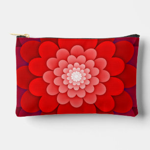 Rote Flora Mandala-58566 Zubehörtasche