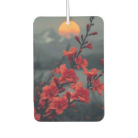 Rote Floral Mond Handyhülle | Elegante rote Blüten