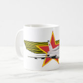 Rote Flügel Kämpfe Tasse (Vorderseite Links)