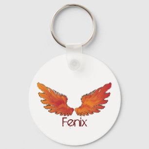 Rote Flügel Schlüsselanhänger