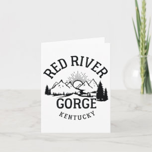 Rote Fluss Schlucht Wandern Kentucky Karte