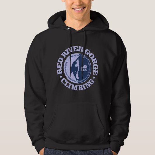 Rote Flussschlucht (Klettern) Hoodie (Vorderseite)