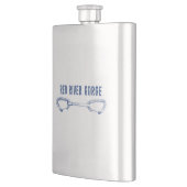 Rote Flussschlucht Klettern Schnellziehen Flachmann (Links)