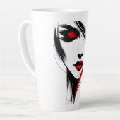 Rote Flüsterfrau Milchtasse (Linke Ecke)