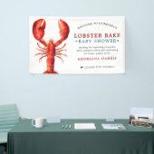 Rote Flut| Hummerkuchen| Babydusche Banner (Messeveranstaltung)