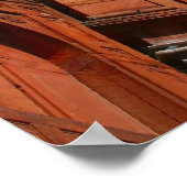 rote Formalität Poster (Ecke)