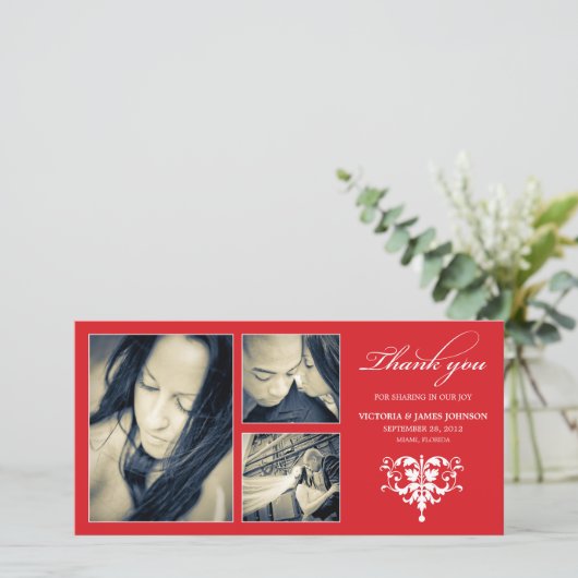 ROTE FORMEL | DANKE, DASS DU KARTE (Stehend Vorderseite)