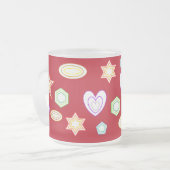 Rote Formen Tasse (Vorderseite Links)