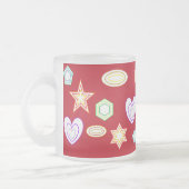 Rote Formen Tasse (Links)