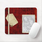 Rote Foto mousepad Schablone (Mit Mouse)