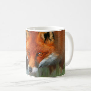 Rote Fox-volle TierTasse Kaffeetasse