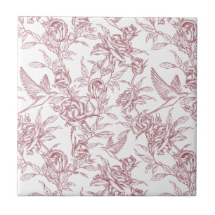 Rote französische Toile Fliese