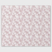 Rote französische Toile Geschenkpapier (Flach)