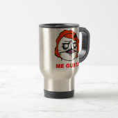 Rote Frau ich Gusta Comic-Raserei-Gesicht Meme Reisebecher (VorderseiteRechts)