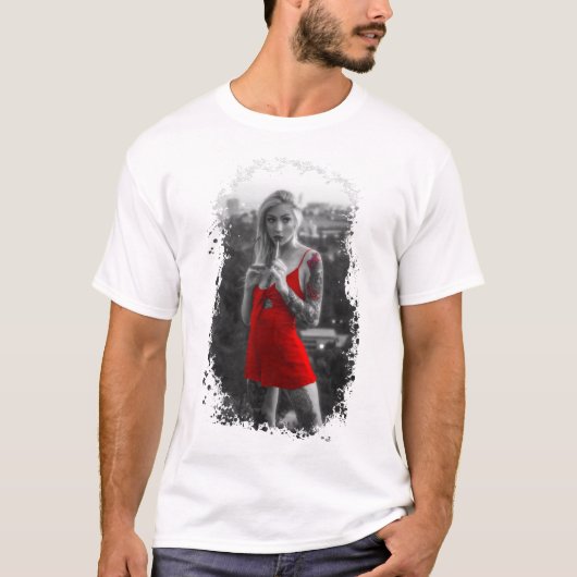 Rote Frau T-Shirt (Vorderseite)