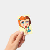 Rote Frauen - Schöner Kubismus Ausweis (Handheld)