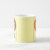 Rote Frauen - Schöner Kubismus Kaffeetasse (Mittel)