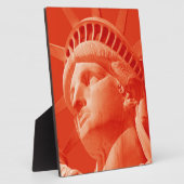 Rote Freiheitsstatue Fotoplatte (Seite)