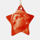 Rote Freiheitsstatue Keramik Ornament (Rechts)