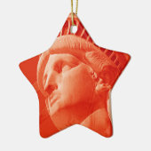 Rote Freiheitsstatue Keramik Ornament (Links)