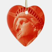 Rote Freiheitsstatue Keramikornament (Rechts)