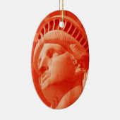 Rote Freiheitsstatue Keramikornament (Rechts)
