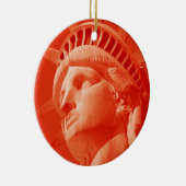 Rote Freiheitsstatue Keramikornament (Rechts)