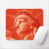 Rote Freiheitsstatue Mousepad (Mit Mouse)