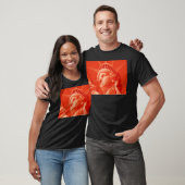 Rote Freiheitsstatue T-Shirt (Unisex)