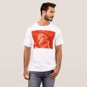 Rote Freiheitsstatue T-Shirt (Vorne ganz)