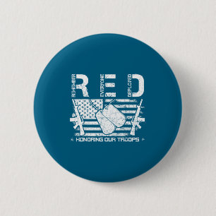 Rote Freitage erinnern alle, die Ou ehren, eingese Button
